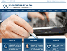 Tablet Screenshot of pchoudharyandco.com